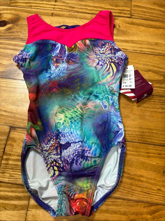 Motionwear Tops - NWT Motionwear Petite Adult Gymnastics Leotard Style 1284 Color 730